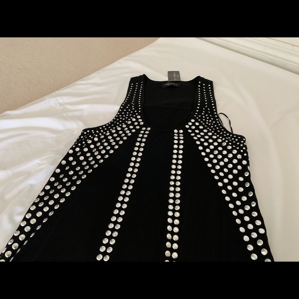 CANDY COUTURE Studded knit dress**NEW**